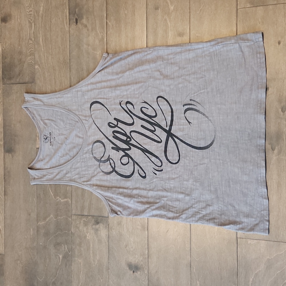 Men's Express Gray Tank Size L